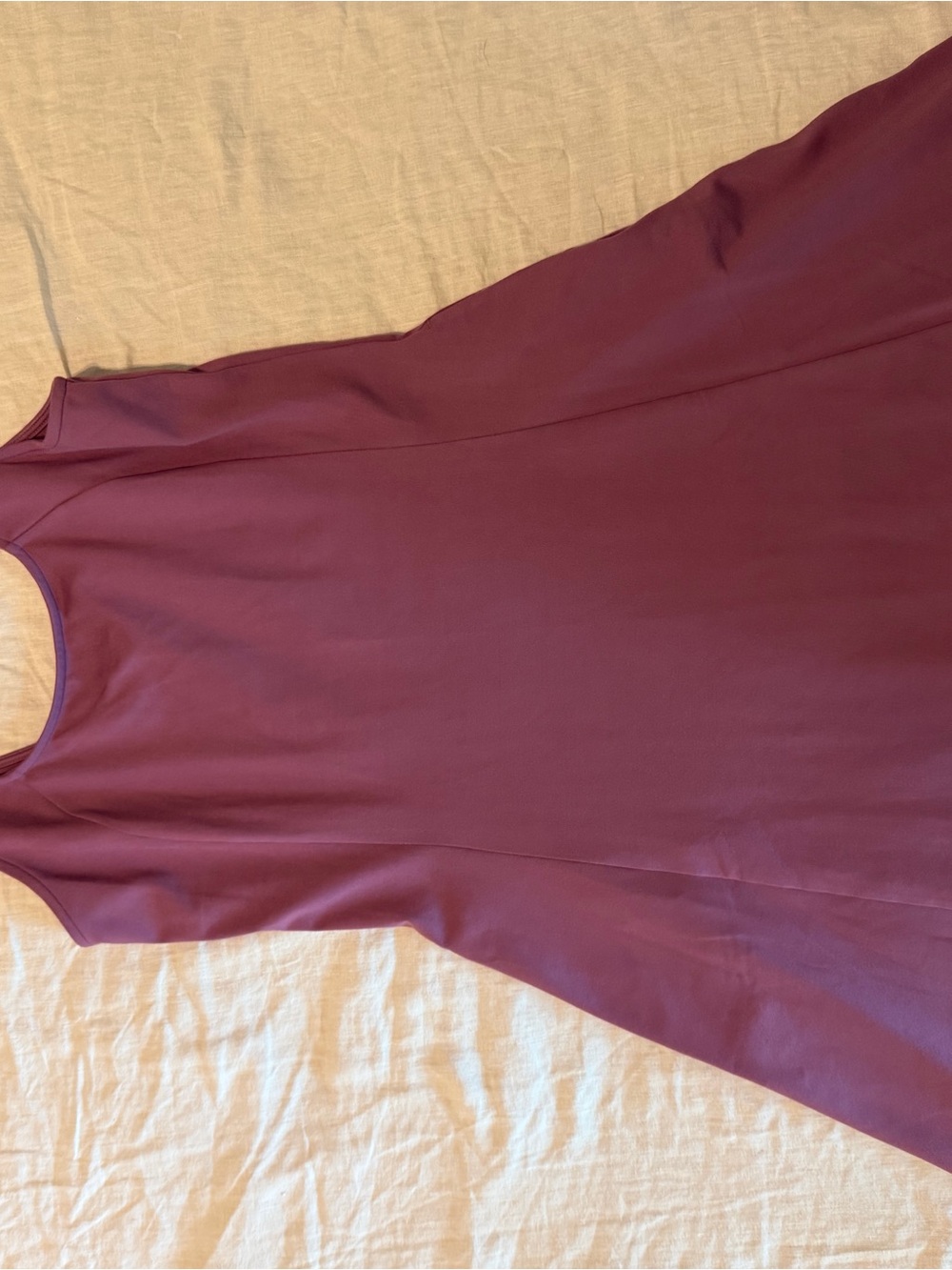 Title Nine Sleeveless Mini Dress in Plum Berry